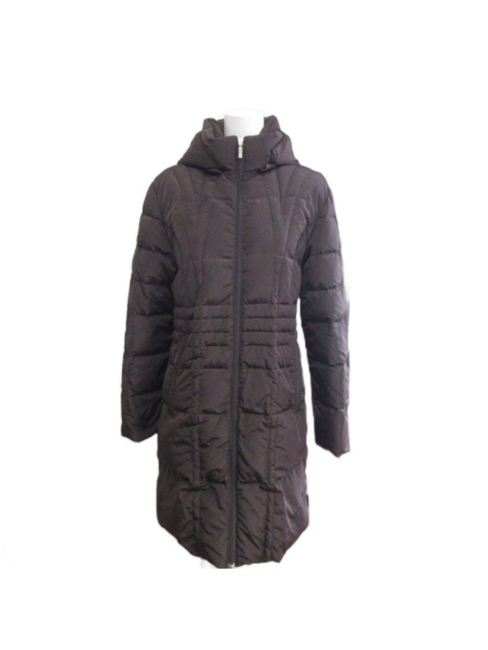 Moncler Montana Down Coat with Hood S Brown 0